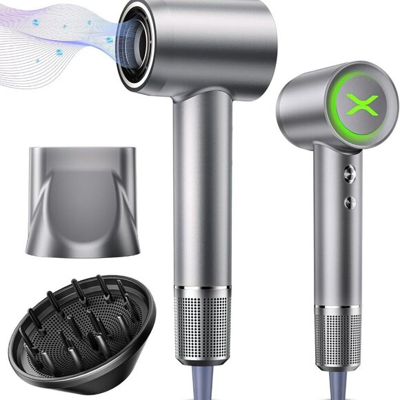 New Brushless Hair Dryer - 4 Settings - 2 Speeds - Negative Ions - Picture 1 of 2